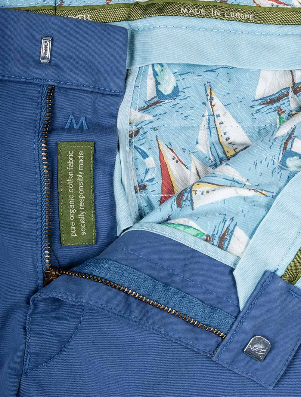 Meyer B-Palma Cotton Shorts Blue