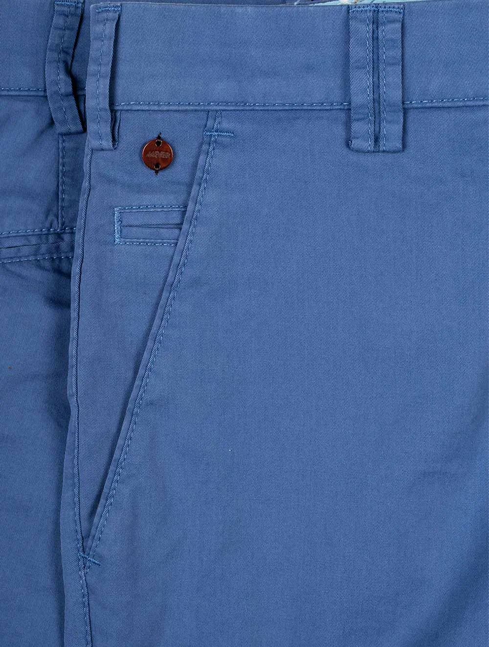 Meyer B-Palma Cotton Shorts Blue