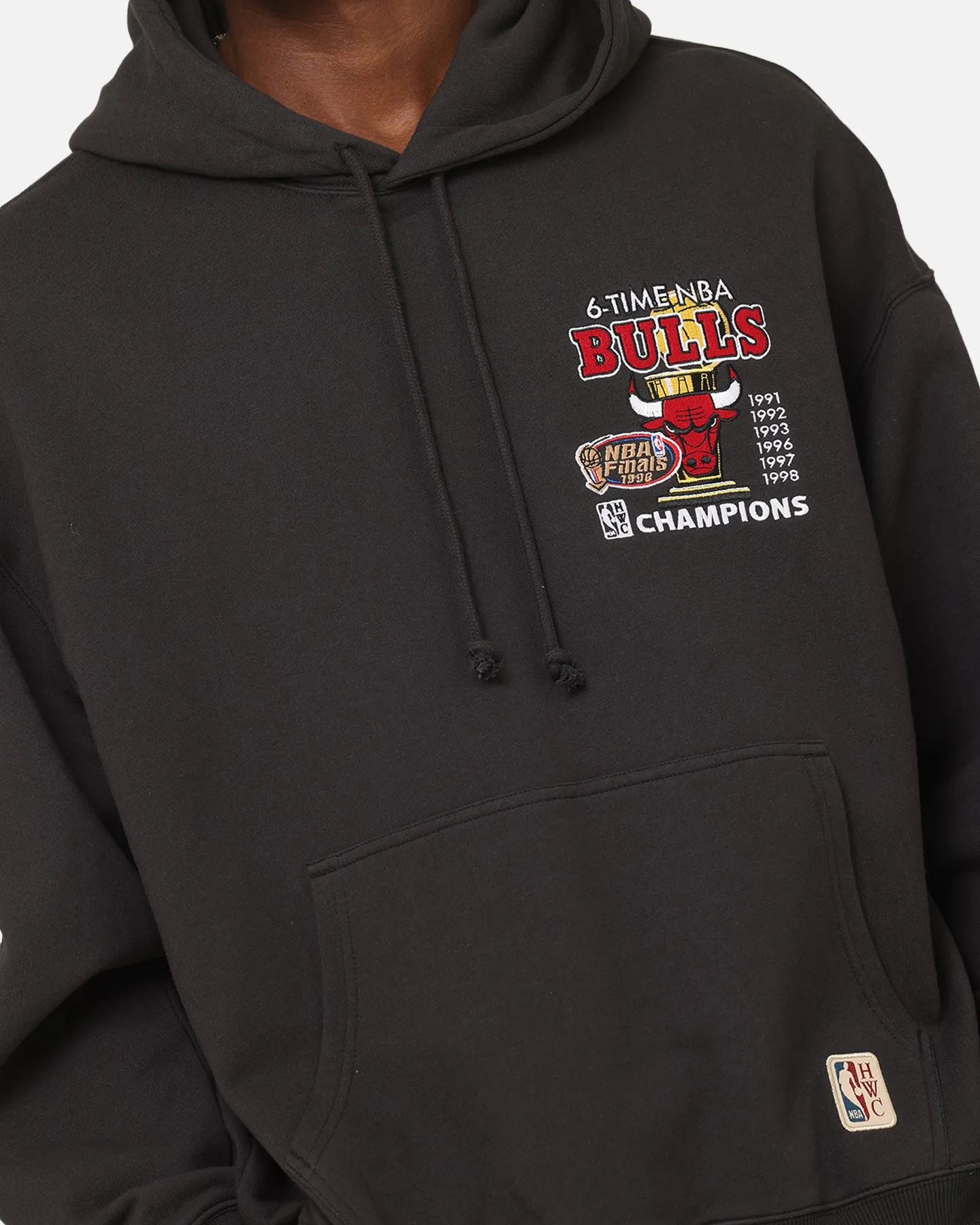 Mitchell & Ness Chicago Bulls Pinnacle Hoodie Faded Black