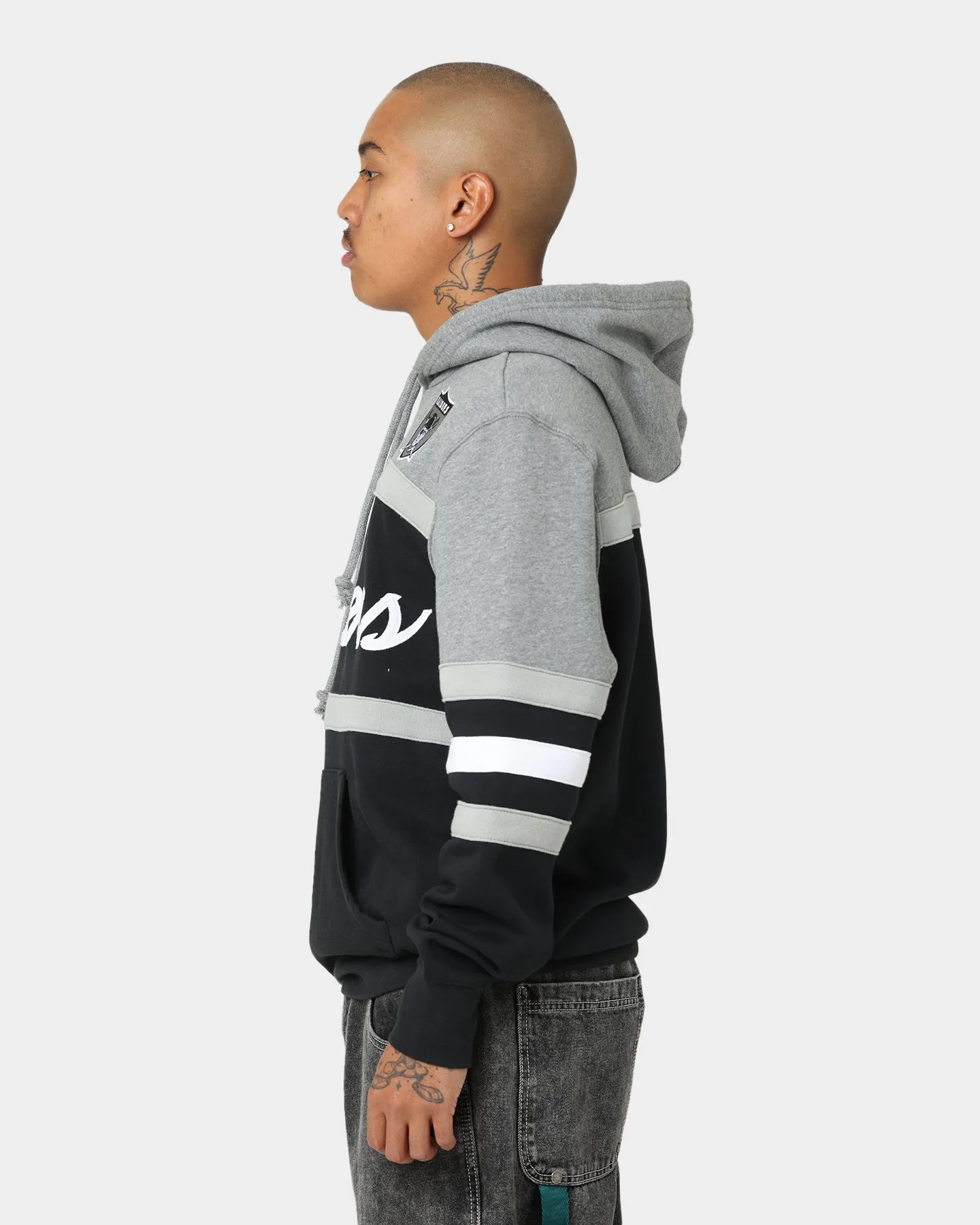 Mitchell & Ness Las Vegas Raiders Head Coach Hoodie Black/Grey