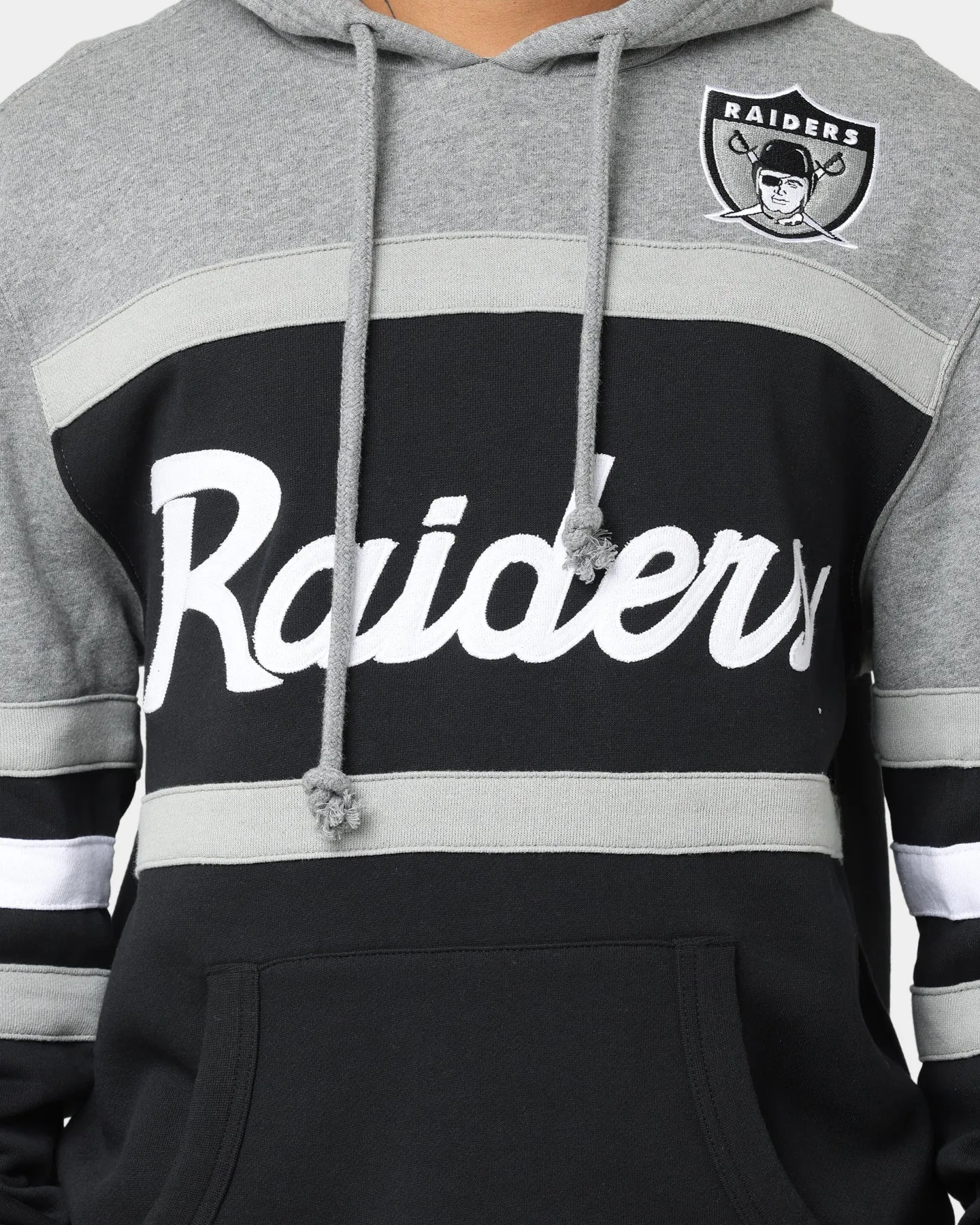 Mitchell & Ness Las Vegas Raiders Head Coach Hoodie Black/Grey