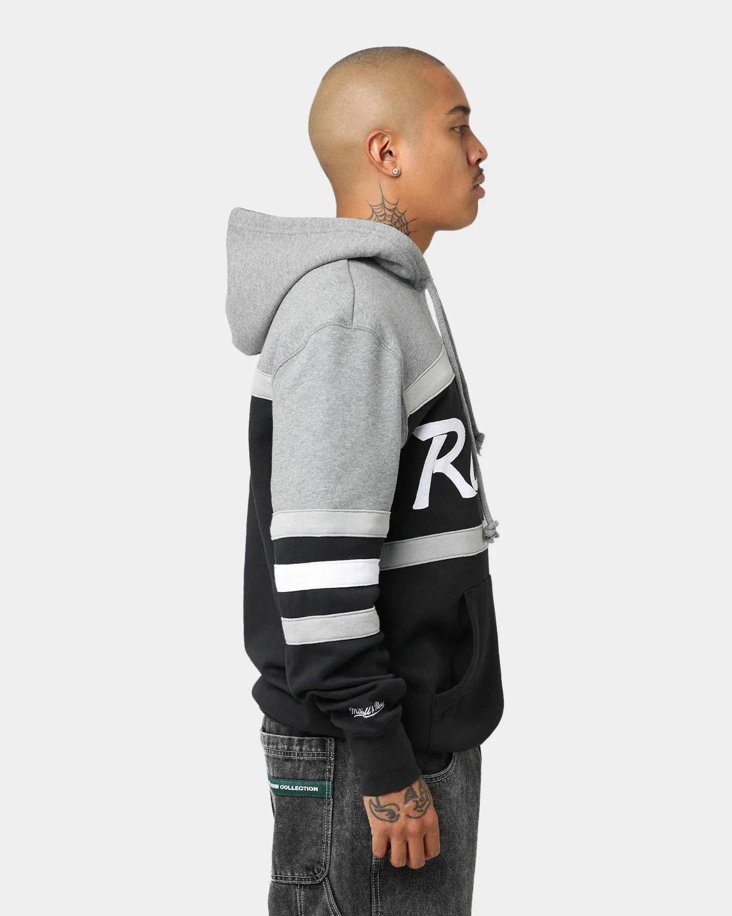 Mitchell & Ness Las Vegas Raiders Head Coach Hoodie Black/Grey