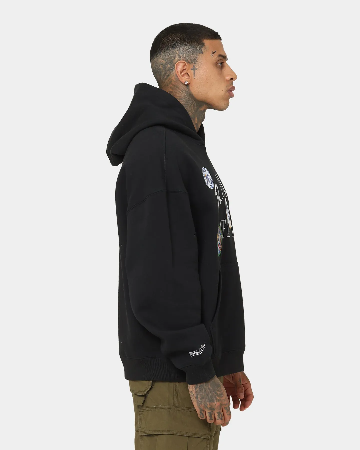 Mitchell & Ness Los Angeles Rams Touchline Hoodie Faded Black