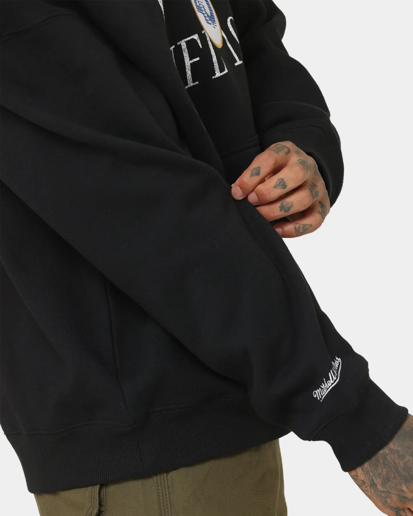 Mitchell & Ness Los Angeles Rams Touchline Hoodie Faded Black