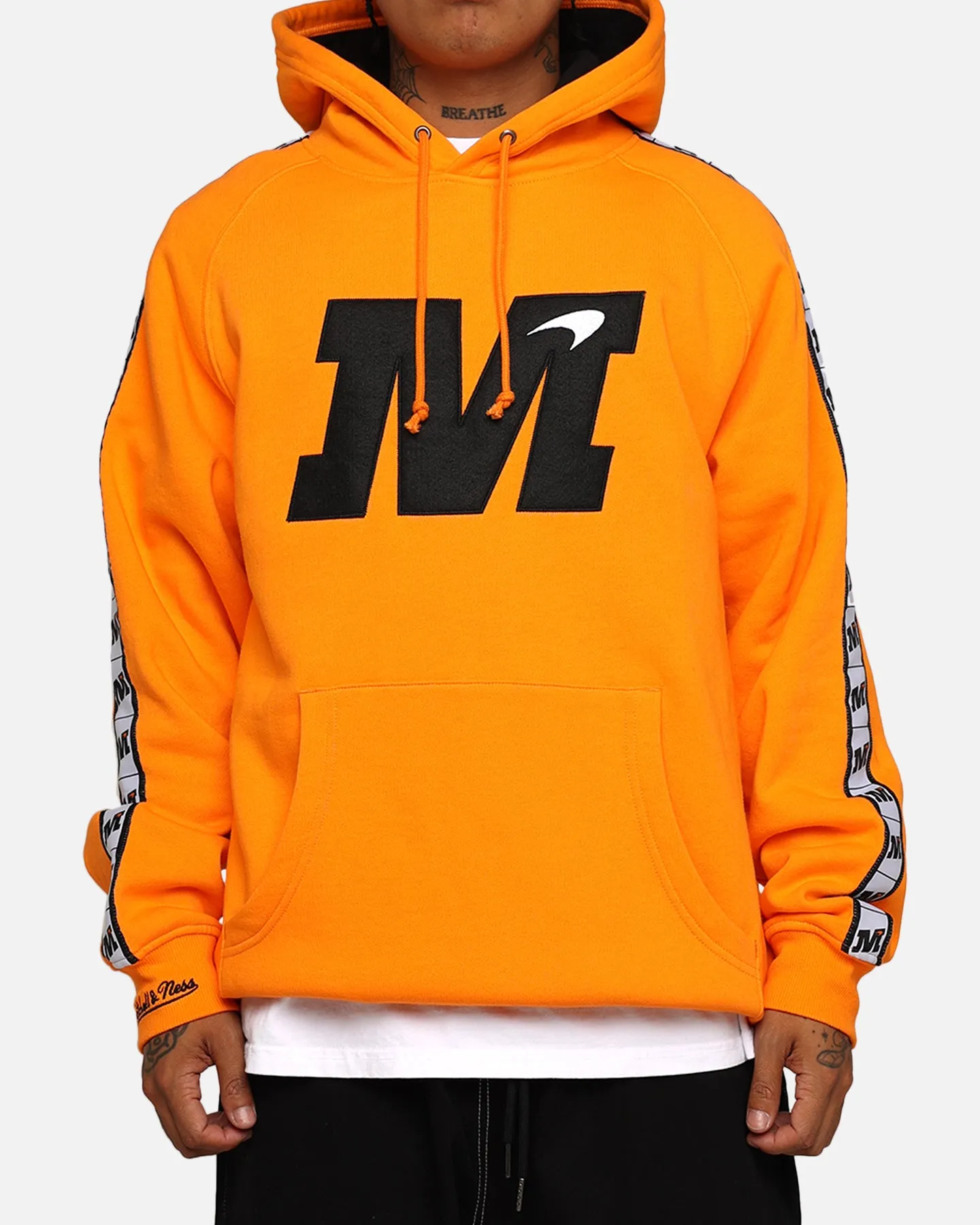 Mitchell & Ness X McLaren X Culture Kings Las Vegas Collection Big Logo Fleece Hoodie Orange