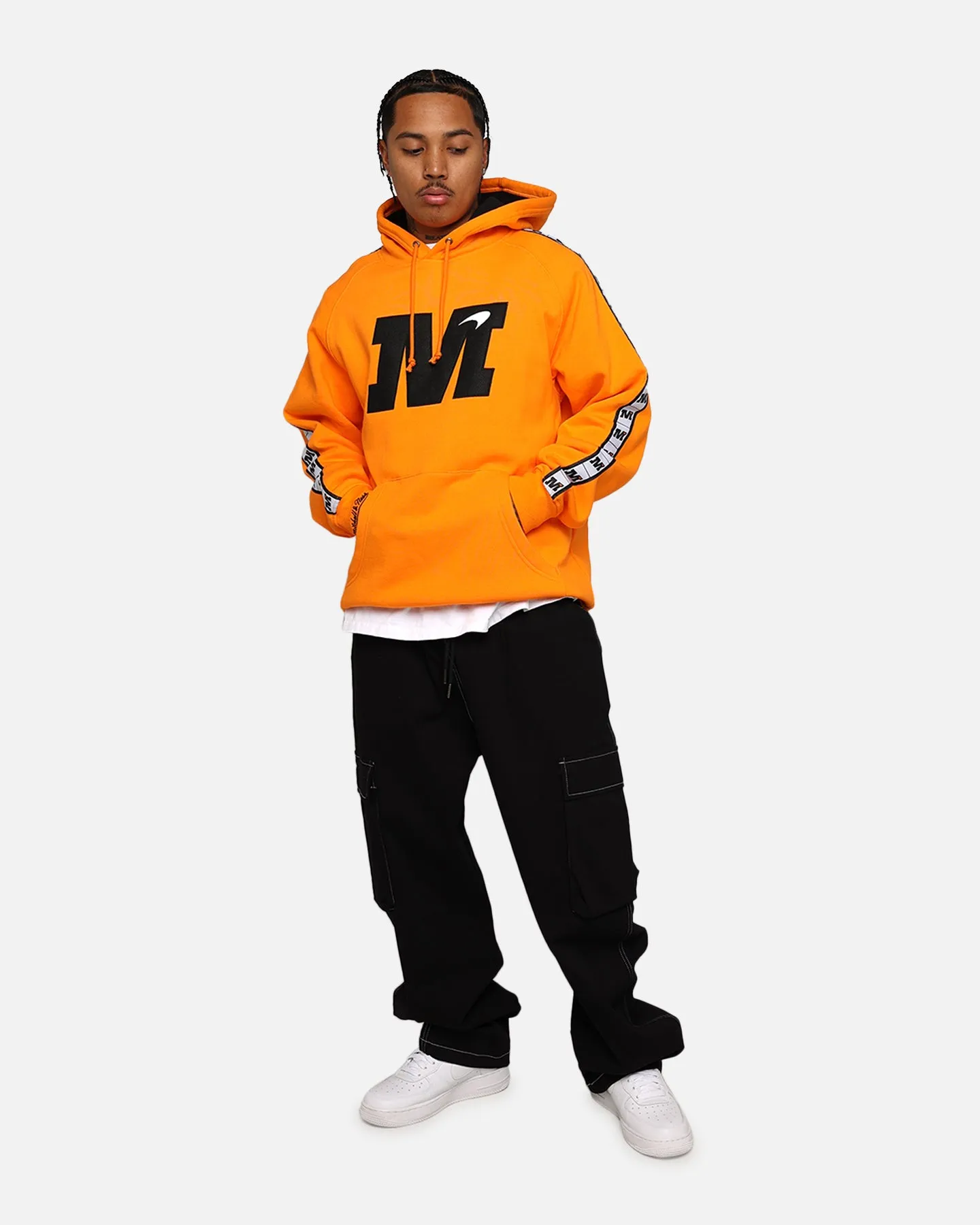 Mitchell & Ness X McLaren X Culture Kings Las Vegas Collection Big Logo Fleece Hoodie Orange