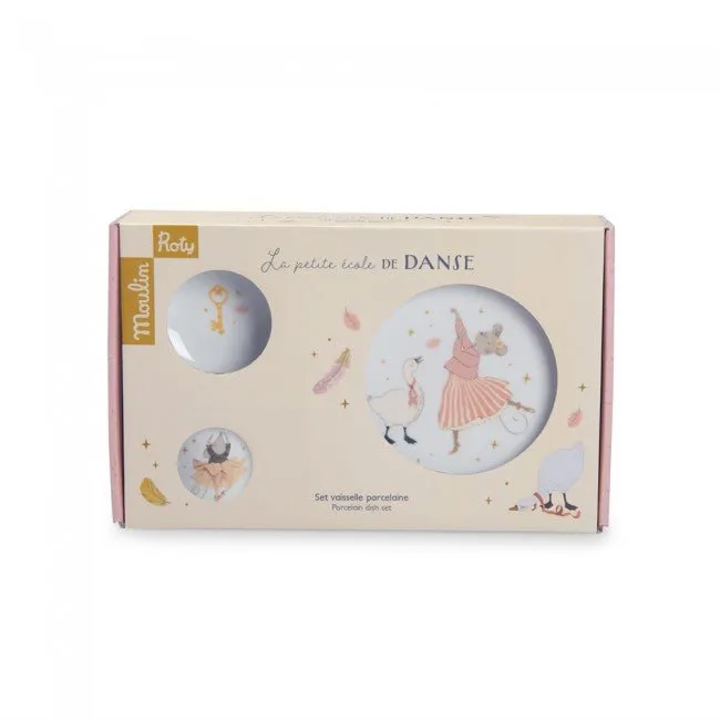 Moulin Roty: Porcelain Dish Set - La Petite Ecole De Danse
