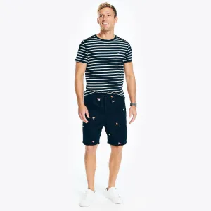 Nautica Men's 7" Printed Corduroy Short Navy Nautica