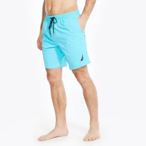 Nautica Men's Big & Tall Solid Quick-Dry Swim Aqua Sky Nautica