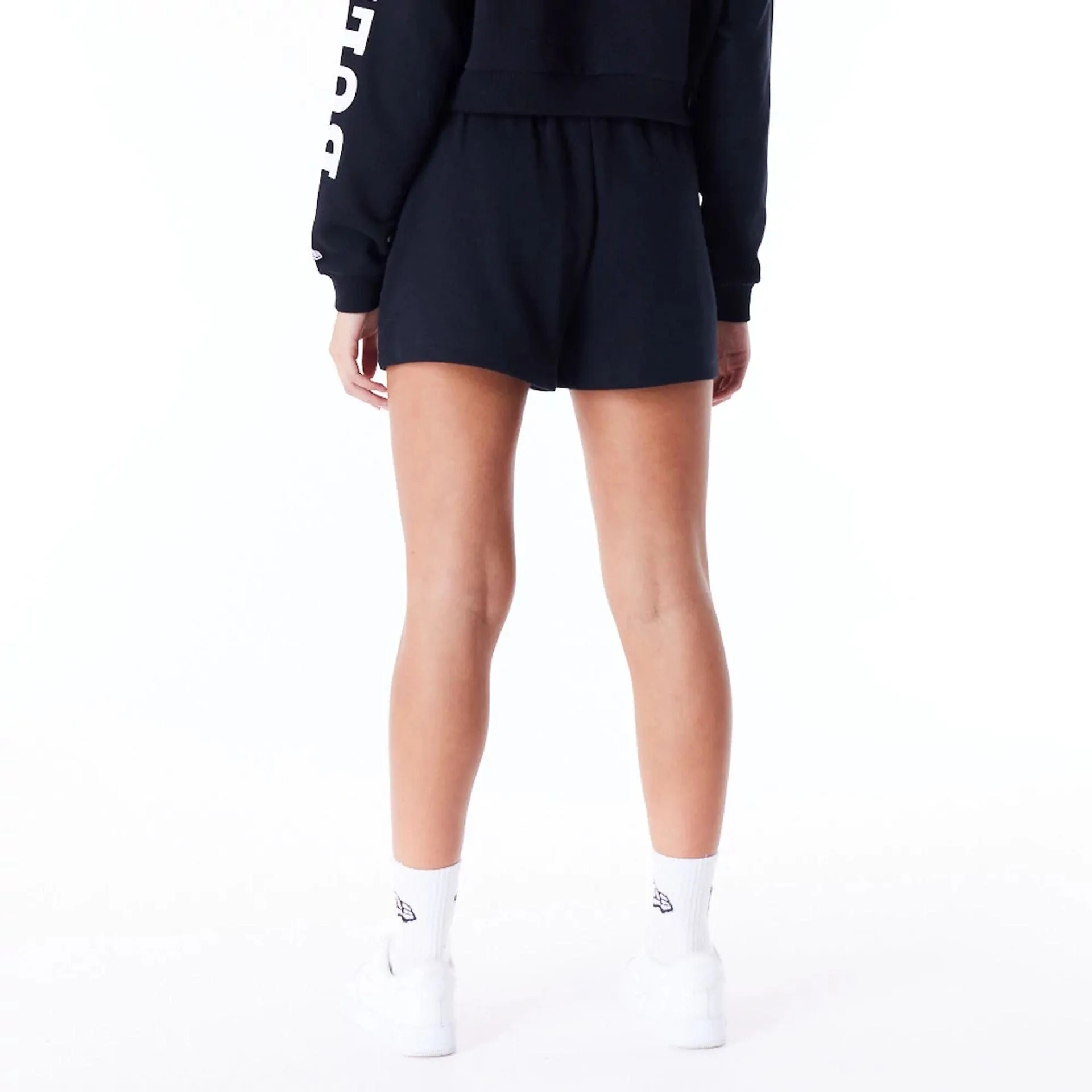 New Era Sport Shorts Chicago Bulls Womens NBA Wordmark Black Shorts