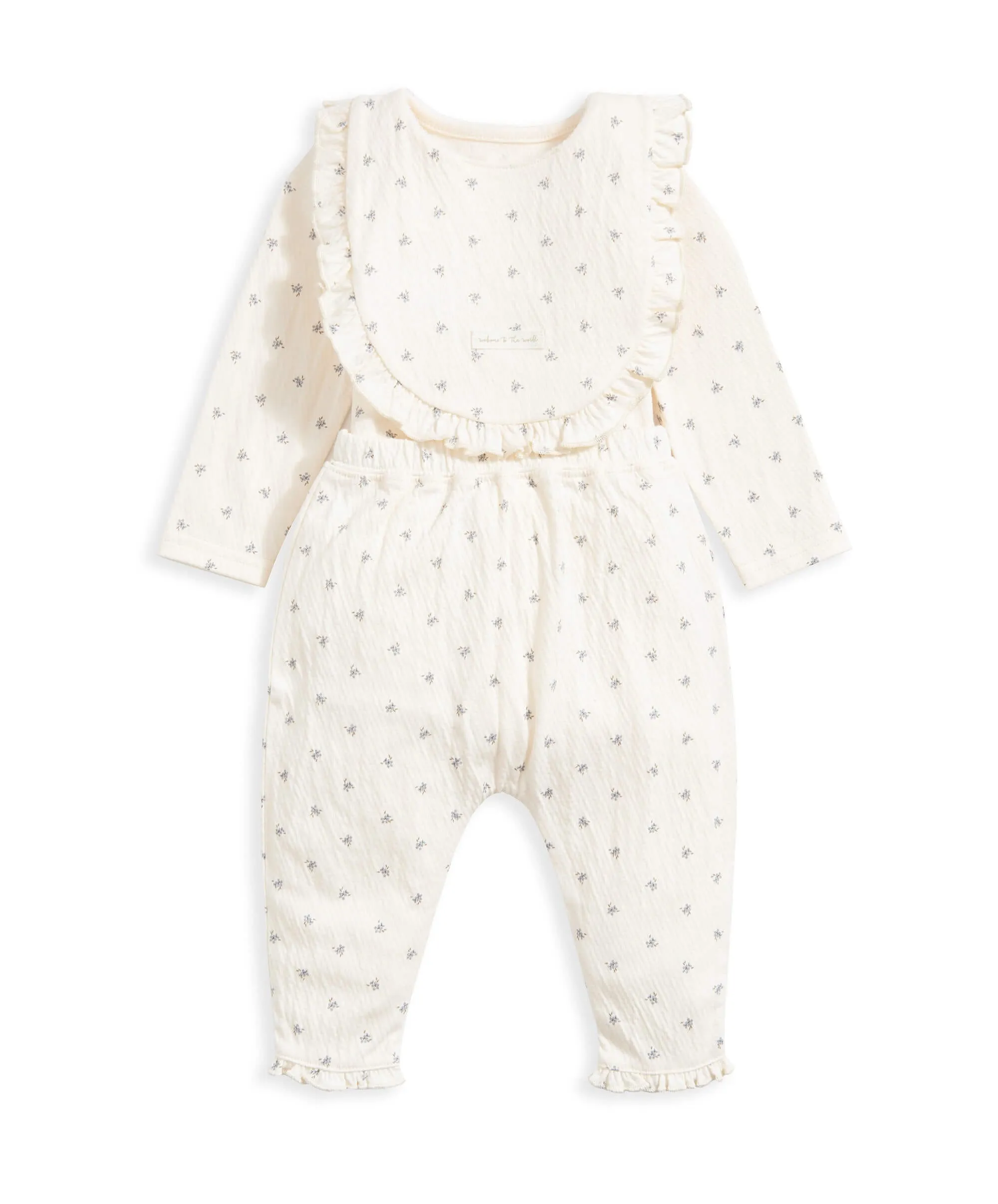 Newborn Outfit Set (3 Piece) - Floral Print Babykids Mamas & Papas