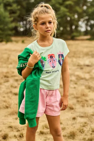nyama striped shorts 000528 - pink Ao76 Clothes Boys Girls