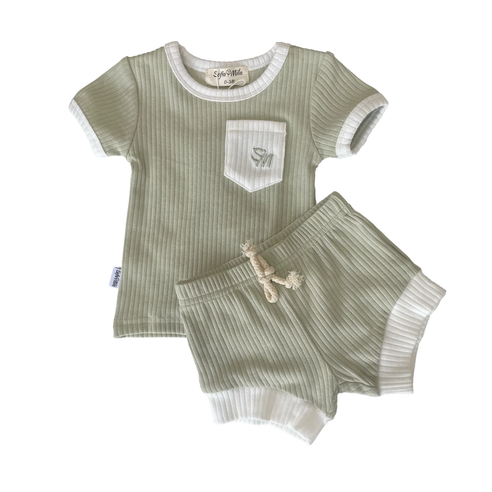 Organic Cotton Shorts and T-Shirt Set
