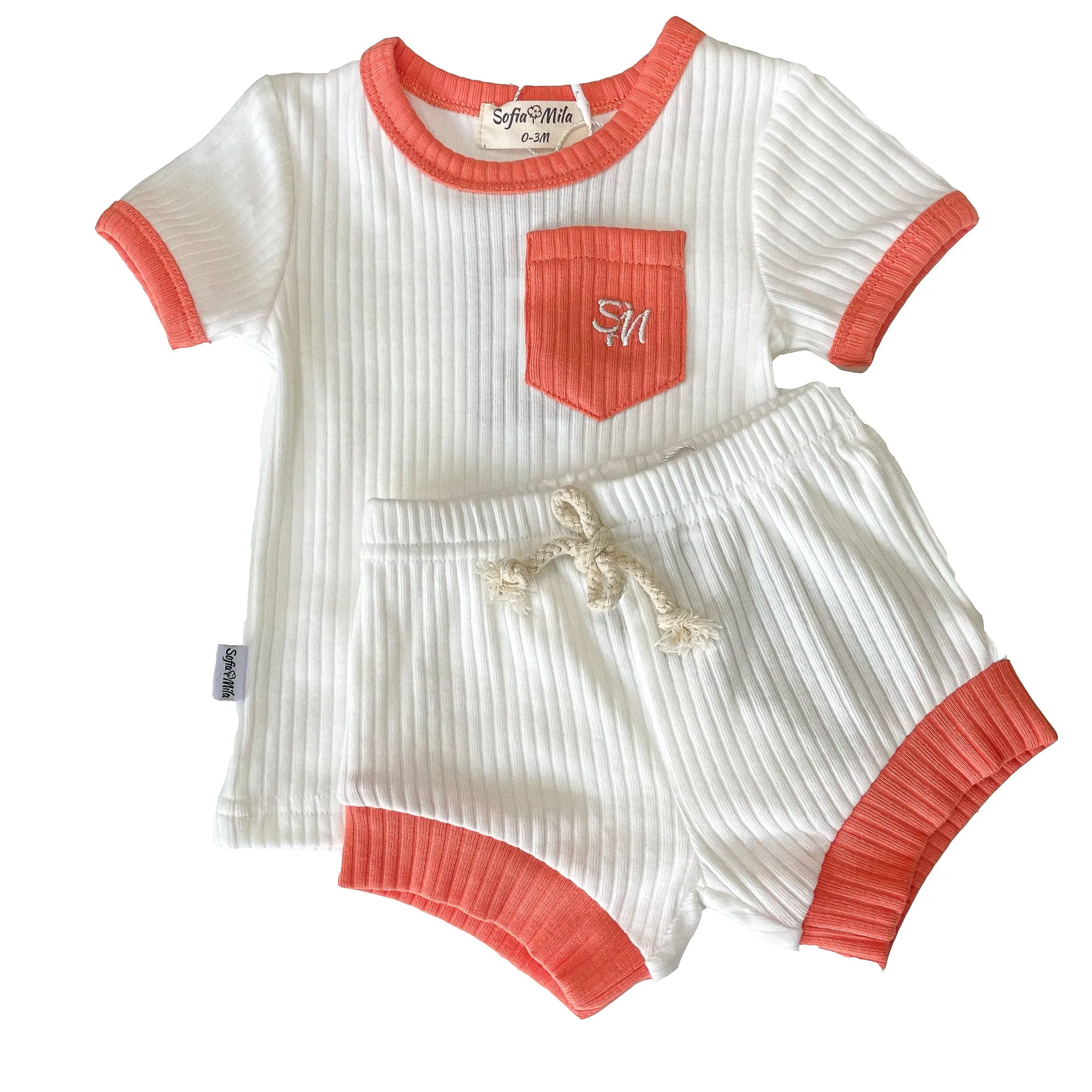 Organic Cotton Shorts and T-Shirt Set