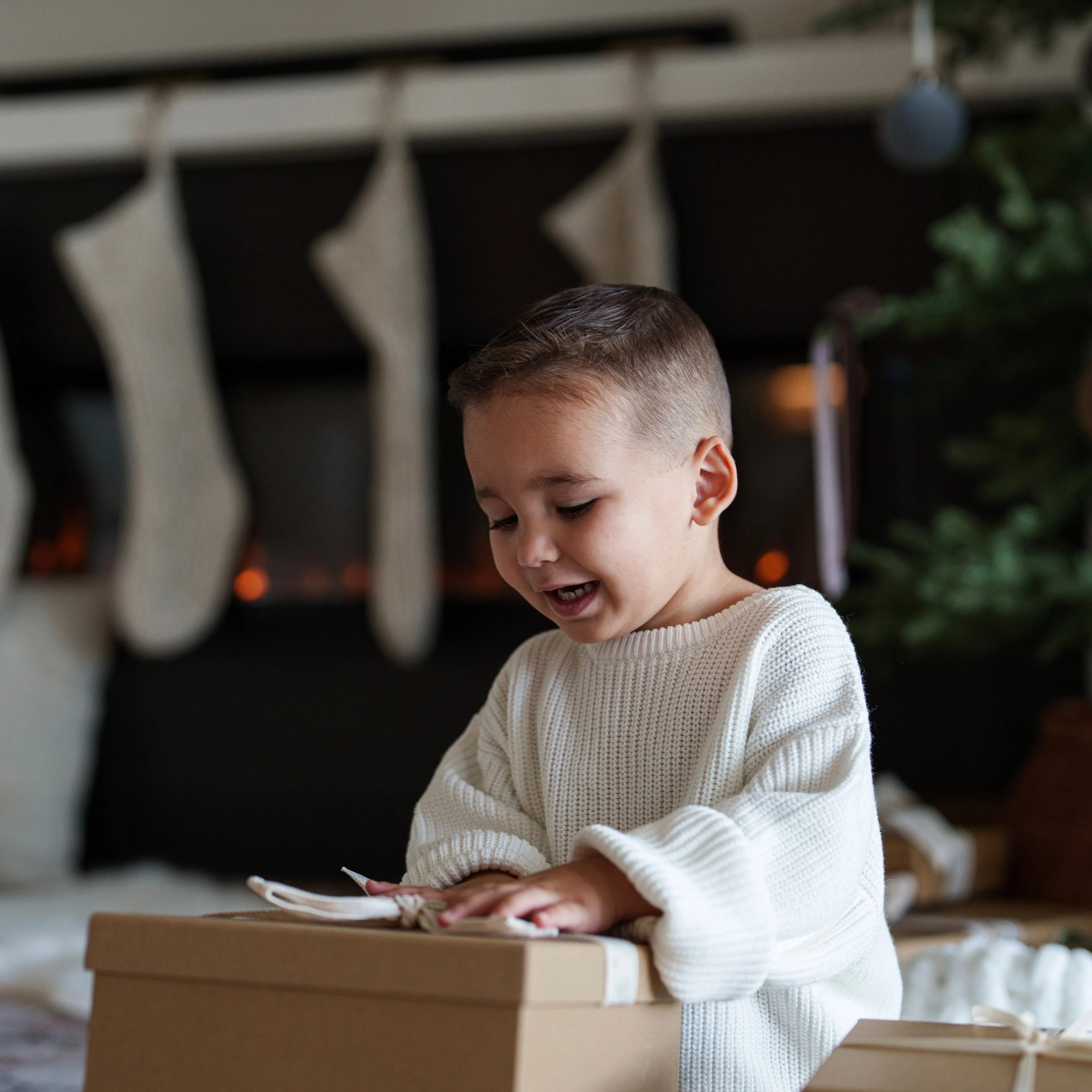 Organic Oversized Knit Sweater Babykids_Atlas-Grey