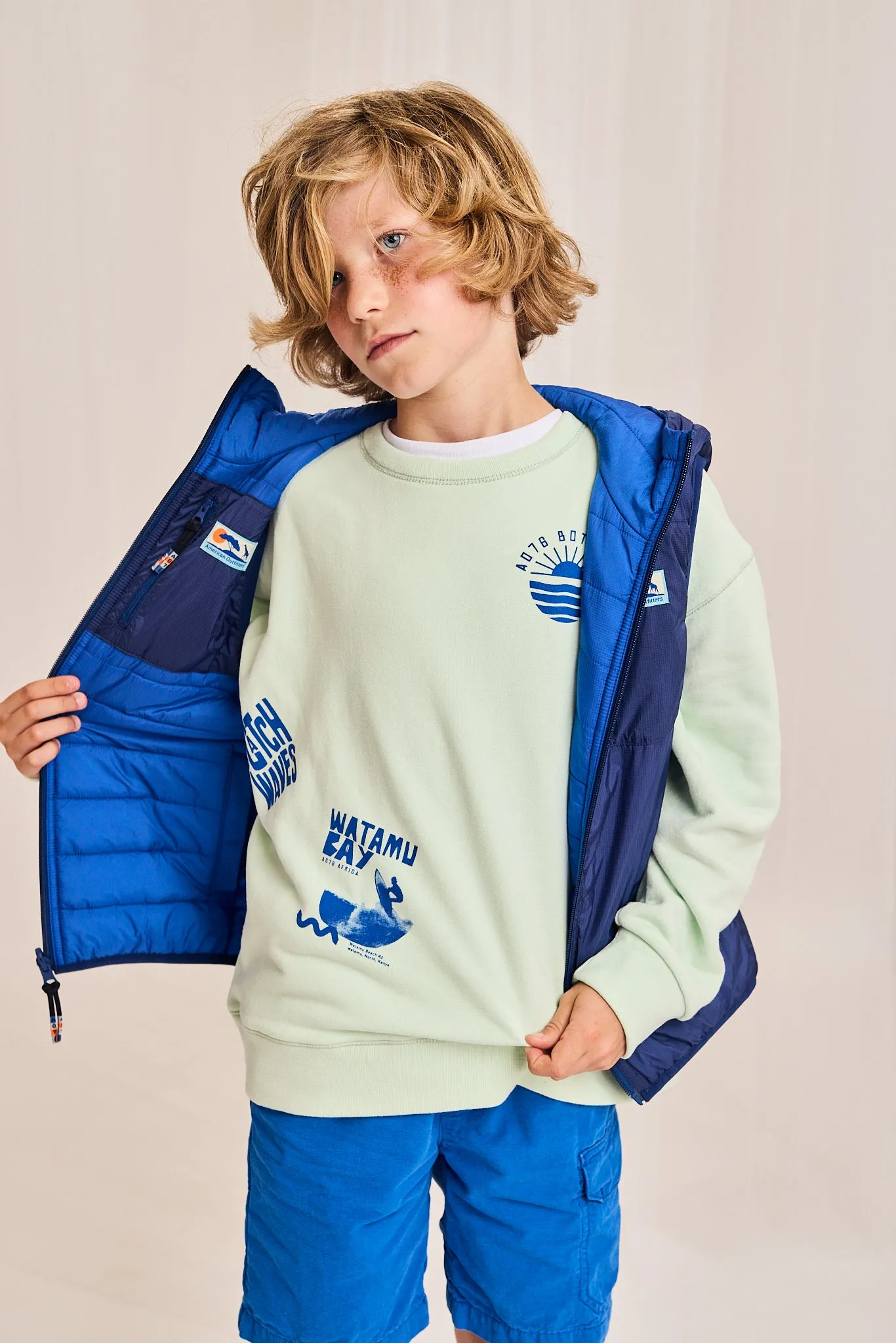 oscar sweater stickers 000400 - light green Ao76 Clothes Boys Girls