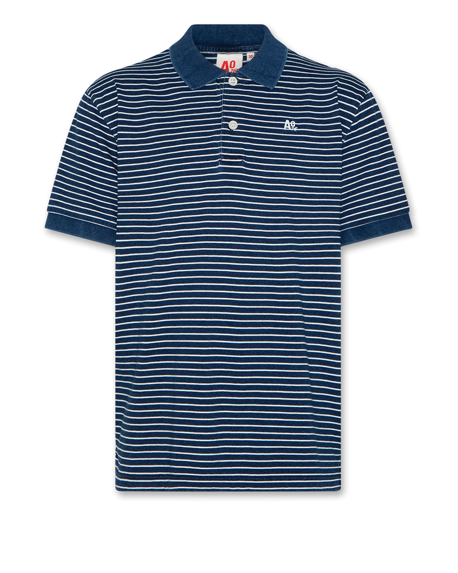 otsan polo t-shirt striped 000760 - indigo Ao76 Clothes Boys Girls
