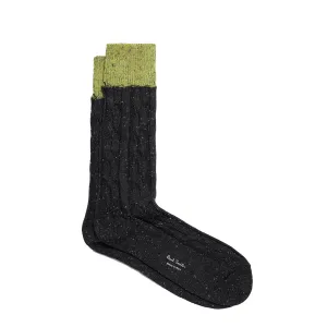 Paul Smith Sock Henry Neps Cable Black Clothing Paul Smith