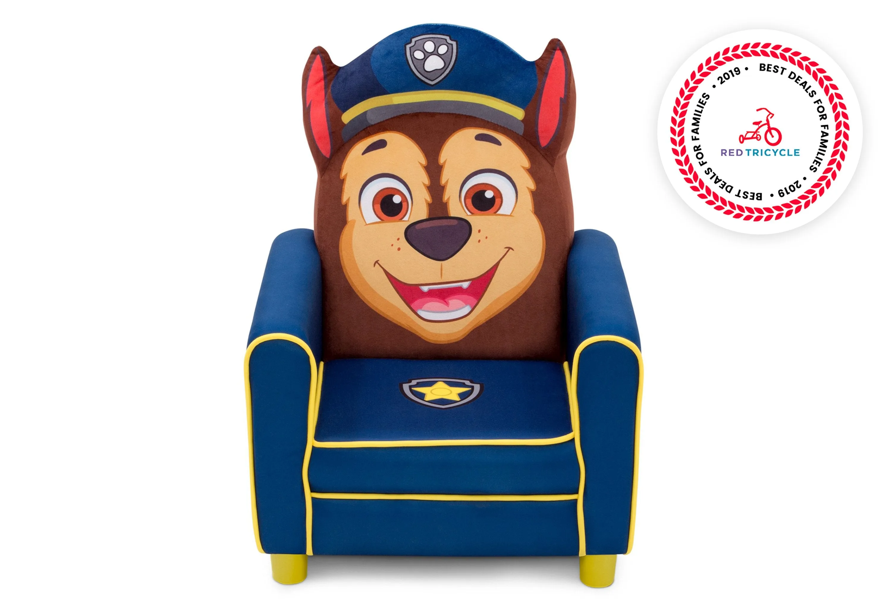 PAW Patrol Chase Figural Upholstered Kids Chair Babykids_Delta Children_Kids Chairs