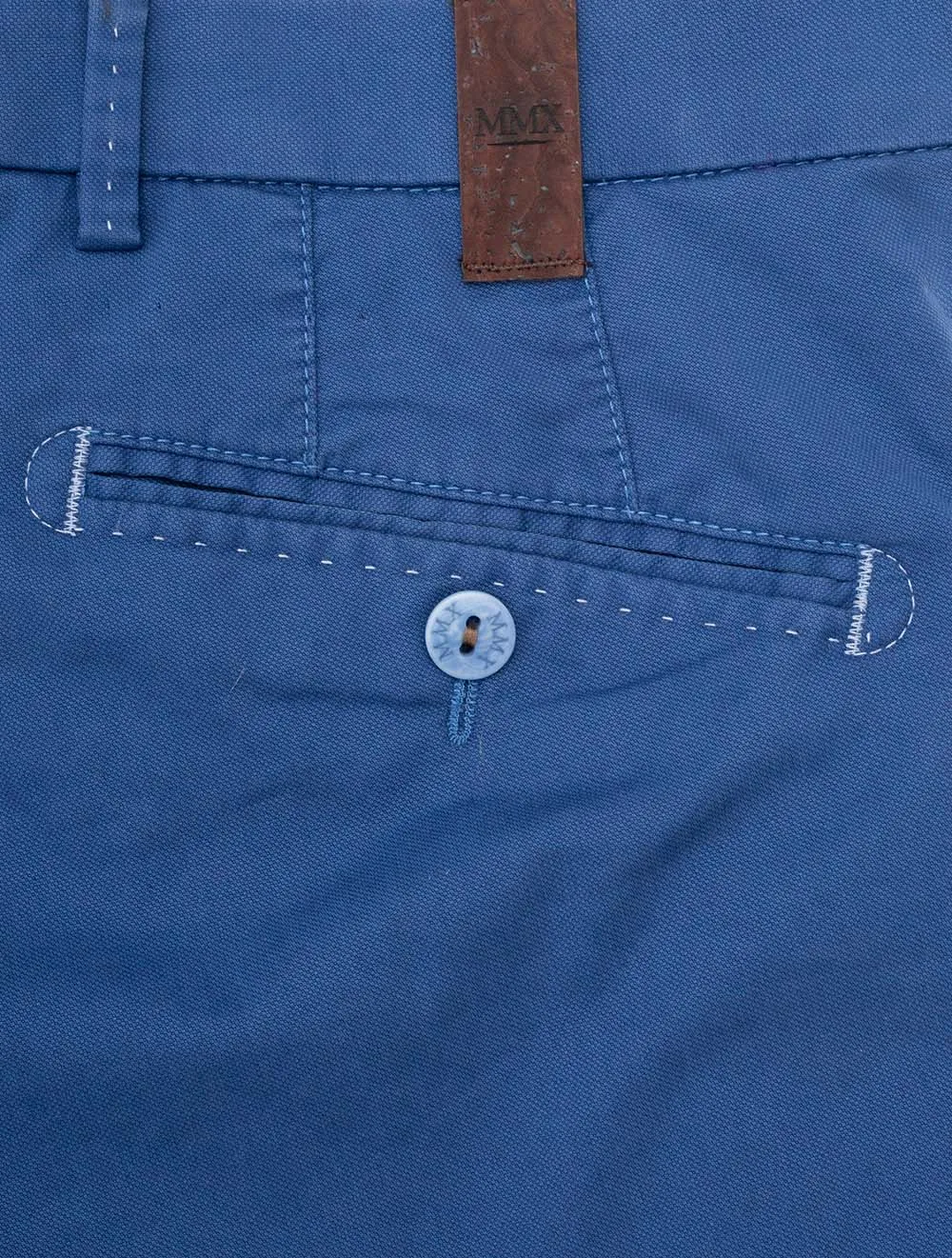 Pegasus Cotton Chino Shorts Blue