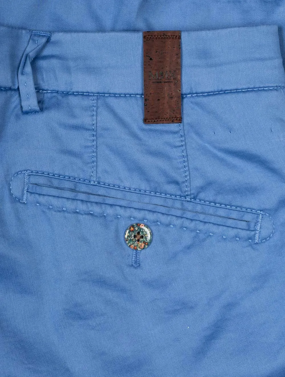 Pegasus Cotton Chino Shorts Blue