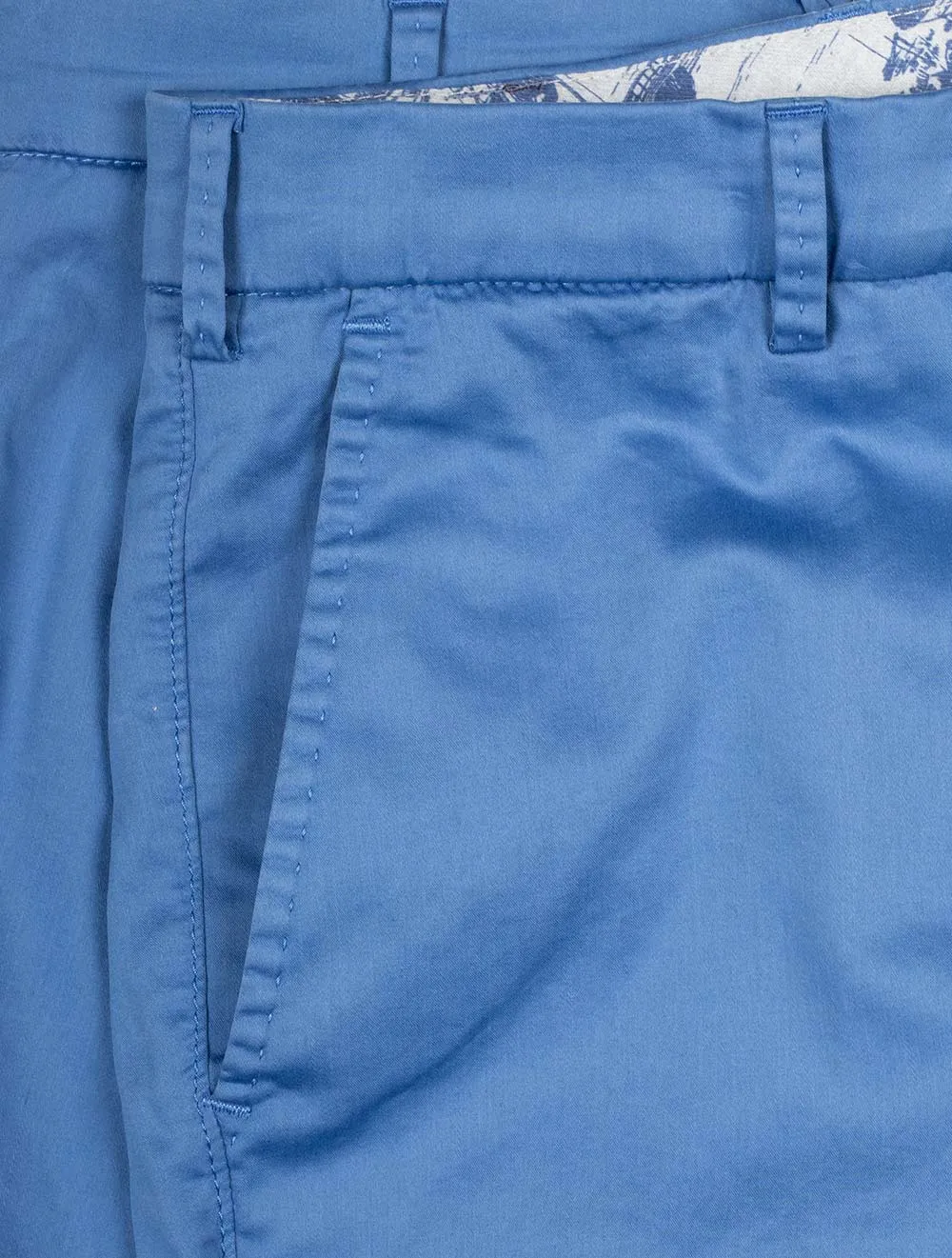 Pegasus Cotton Chino Shorts Blue