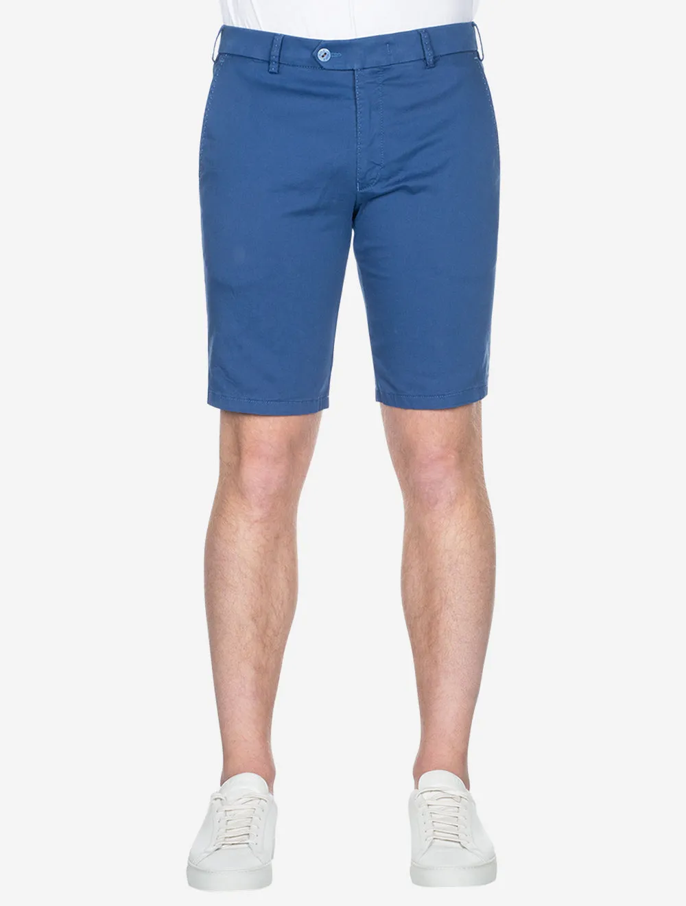 Pegasus Cotton Chino Shorts Blue