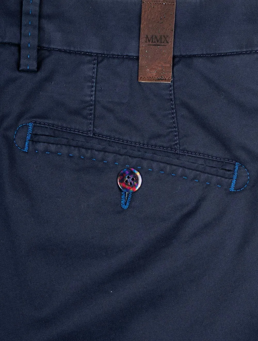 Pegasus Cotton Chino Shorts Navy