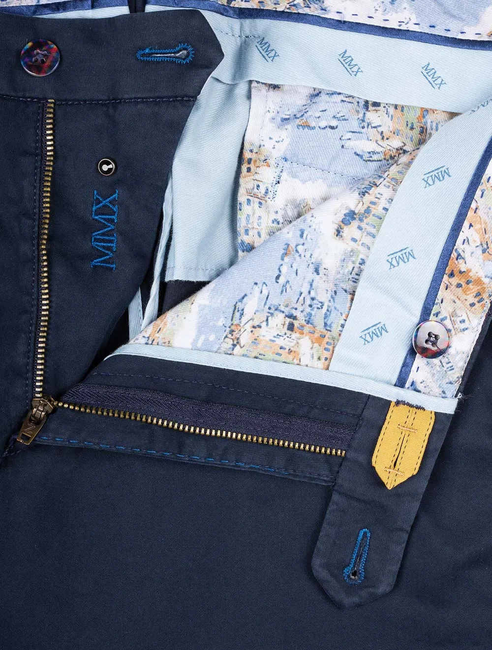 Pegasus Cotton Chino Shorts Navy