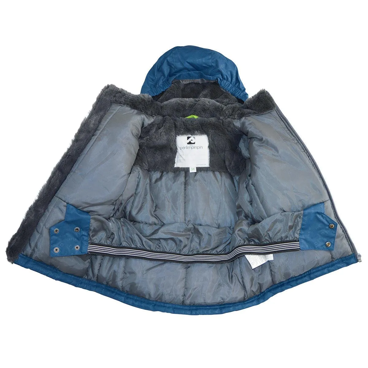 Perlimpinpin Toddler & Boys Snow Suit -  Denim Aztec (Sizes 2, 3x & 6x) Babykids Perlimpinpin