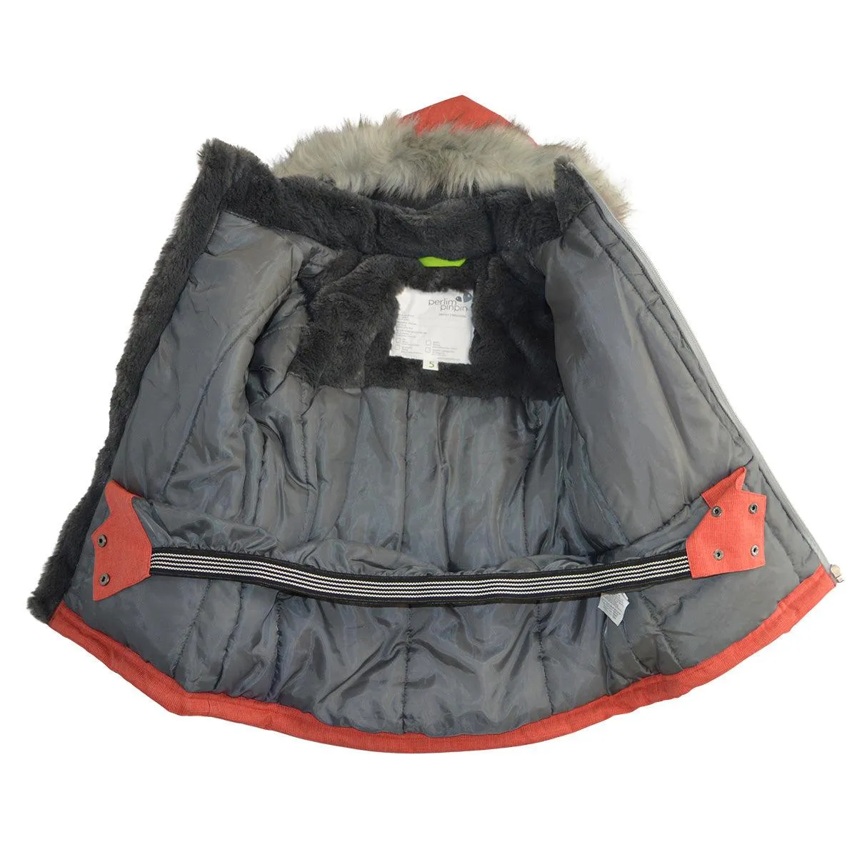 Perlimpinpin Toddler & Girls Snow Suit -  Langoustine Textured (Sizes 4, 5 & 6) Babykids Perlimpinpin