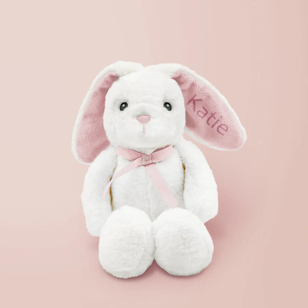Personalised Little Pink Bunny and Little Love Baby Pyjamas