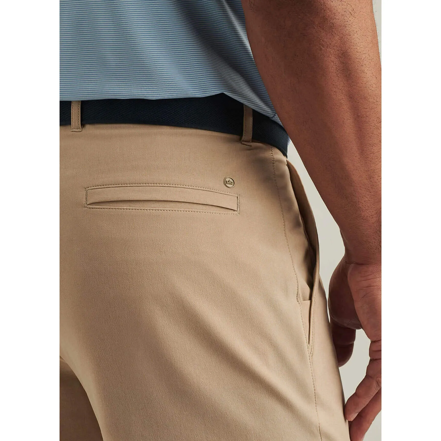 Peter Millar 9-Inch Shackleford Performance Hybrid Shorts - Beech Wood* Peter Millar Clothing