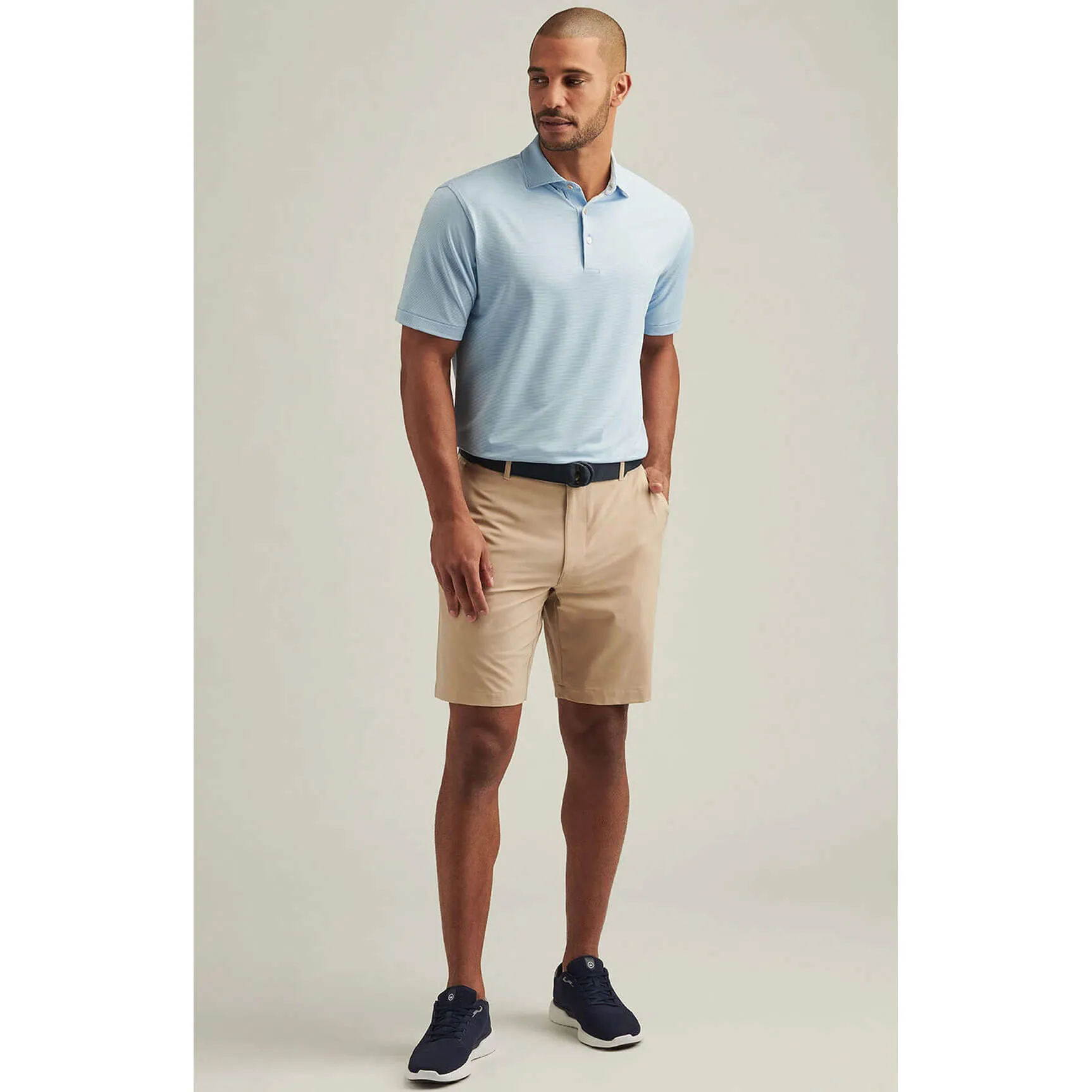 Peter Millar 9-Inch Shackleford Performance Hybrid Shorts - Beech Wood* Peter Millar Clothing