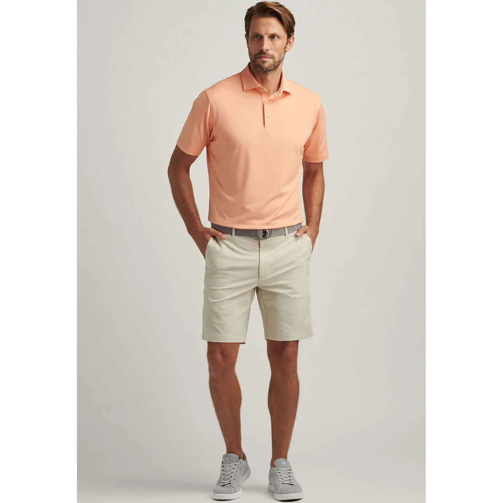 Peter Millar 9-Inch Shackleford Performance Hybrid Shorts - Sand* Peter Millar Clothing