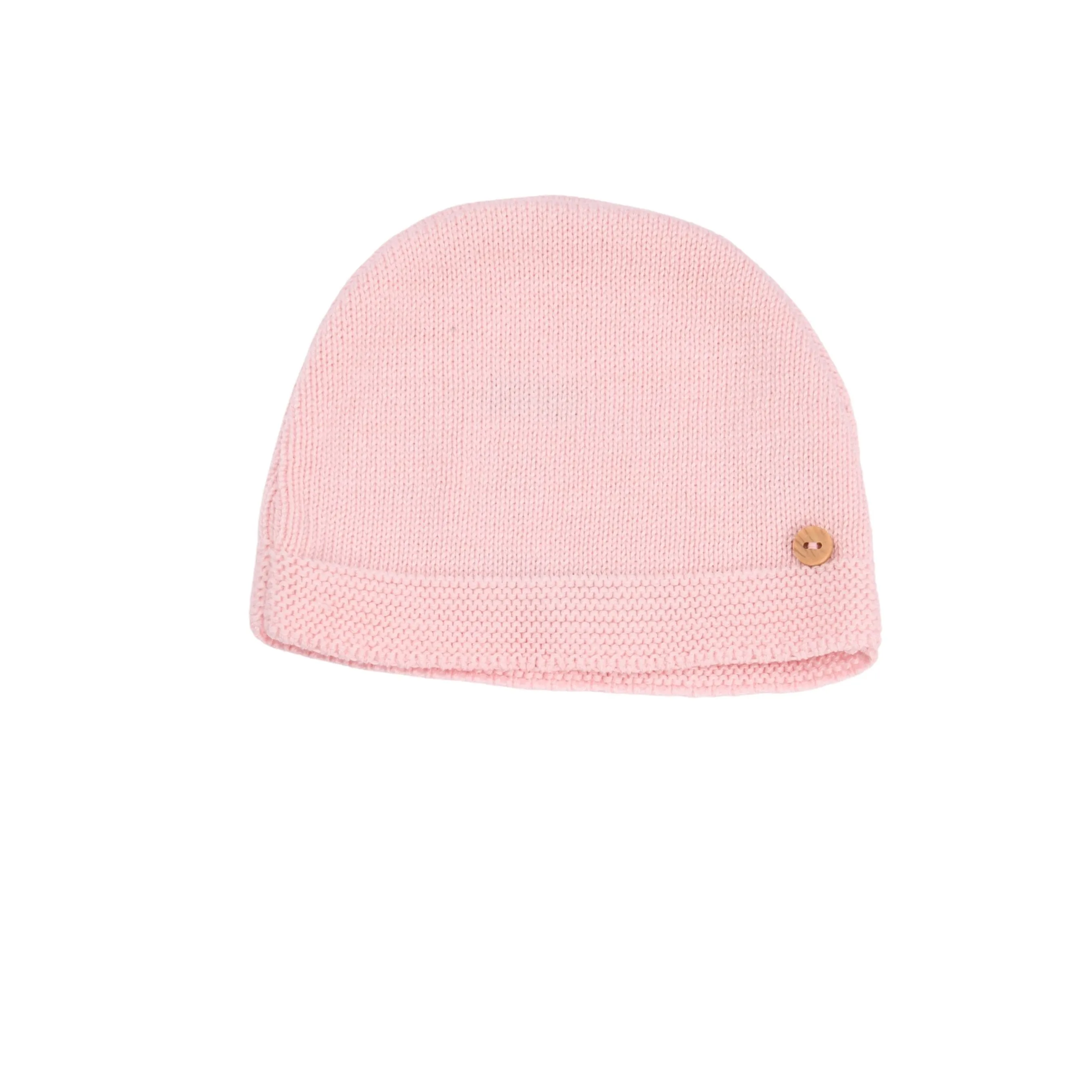 Petit Sweeny | Girls Pink Organic Cotton Hat Babykids_Bebe-Sweeny