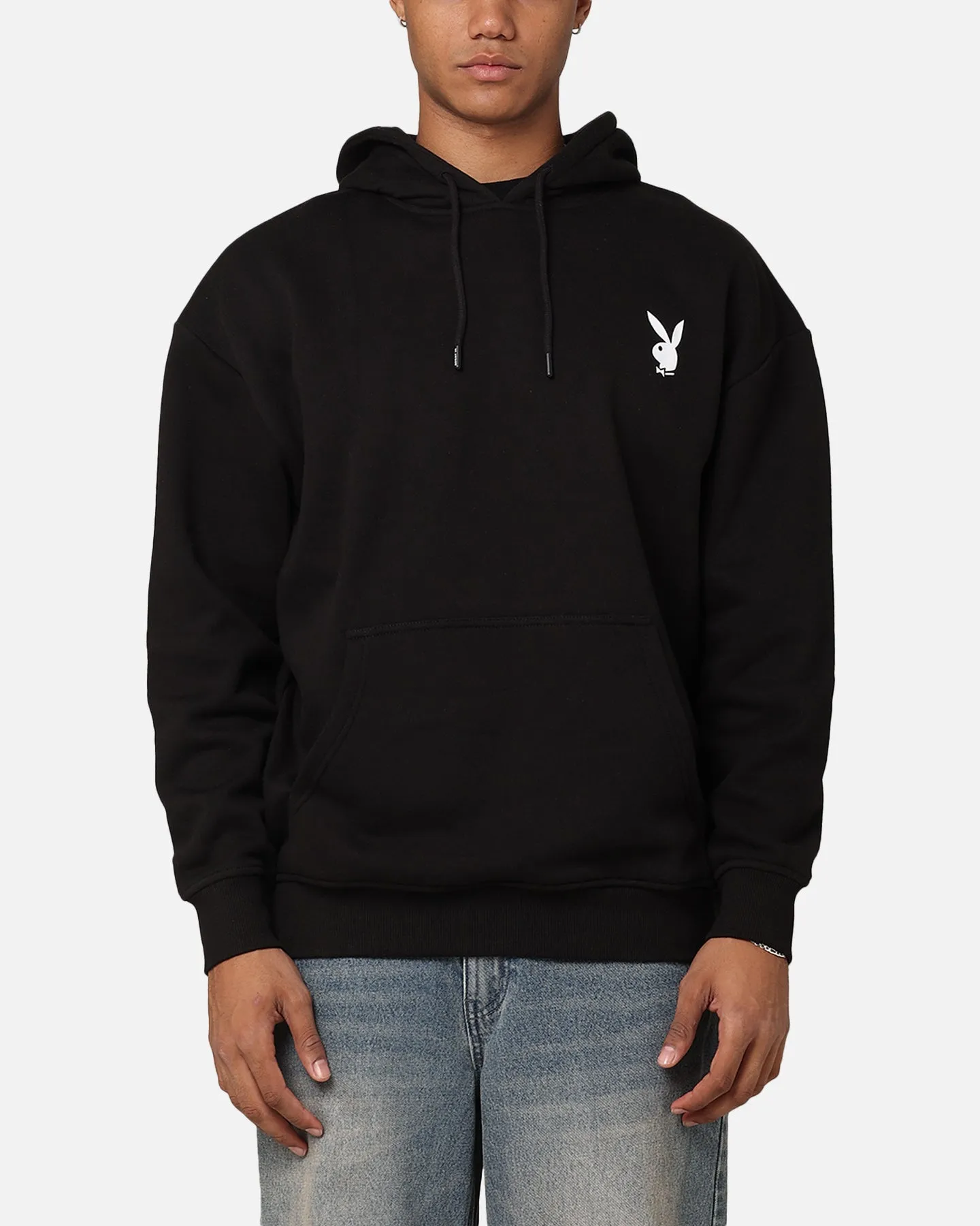 Playboy Logo Bunny O Hoodie Black