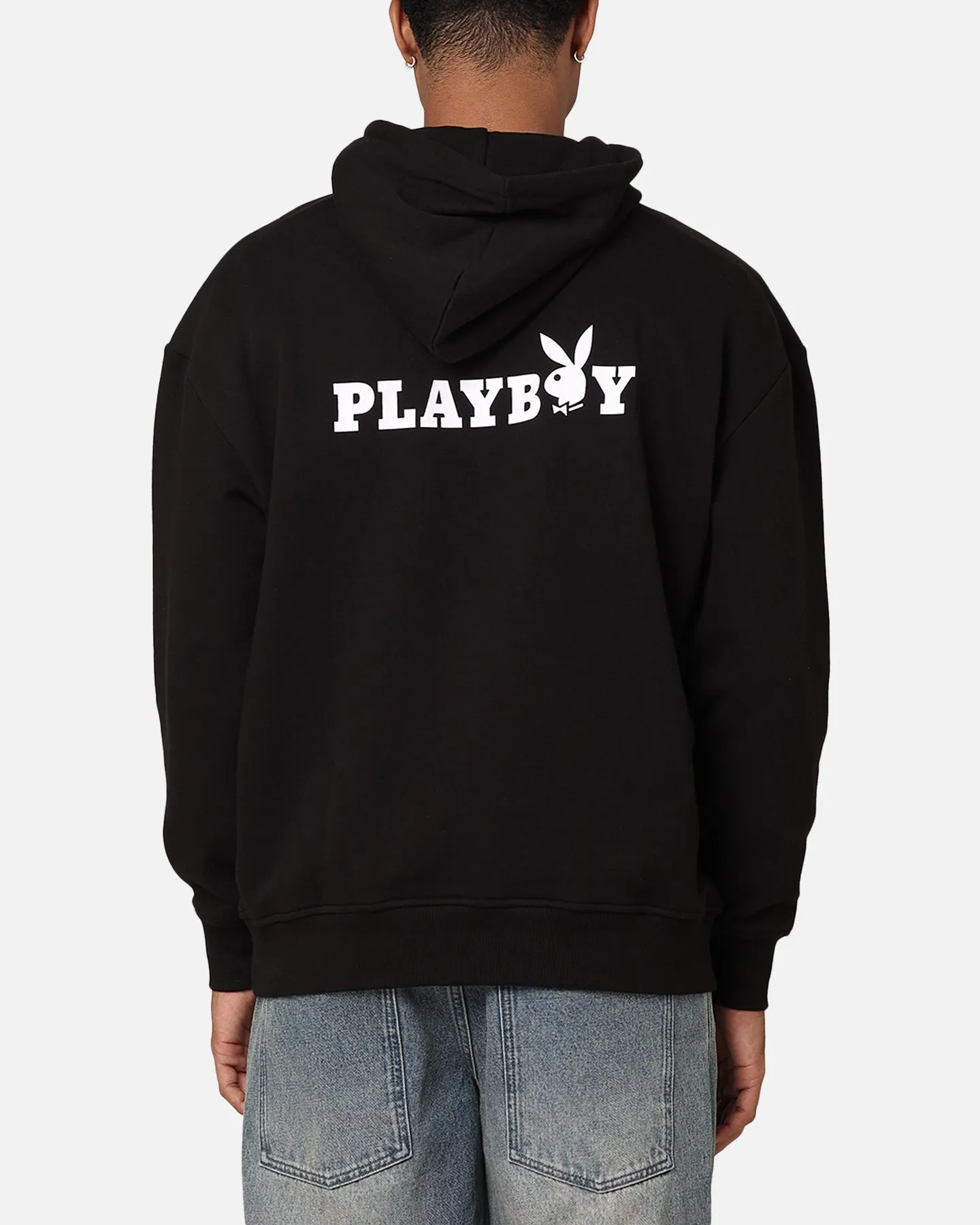 Playboy Logo Bunny O Hoodie Black