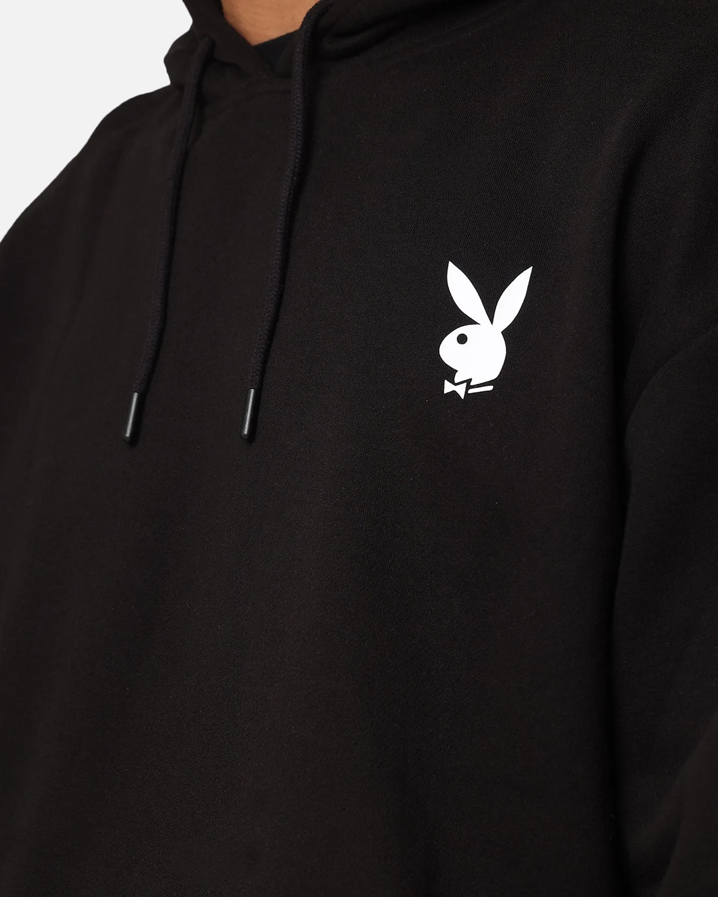 Playboy Logo Bunny O Hoodie Black