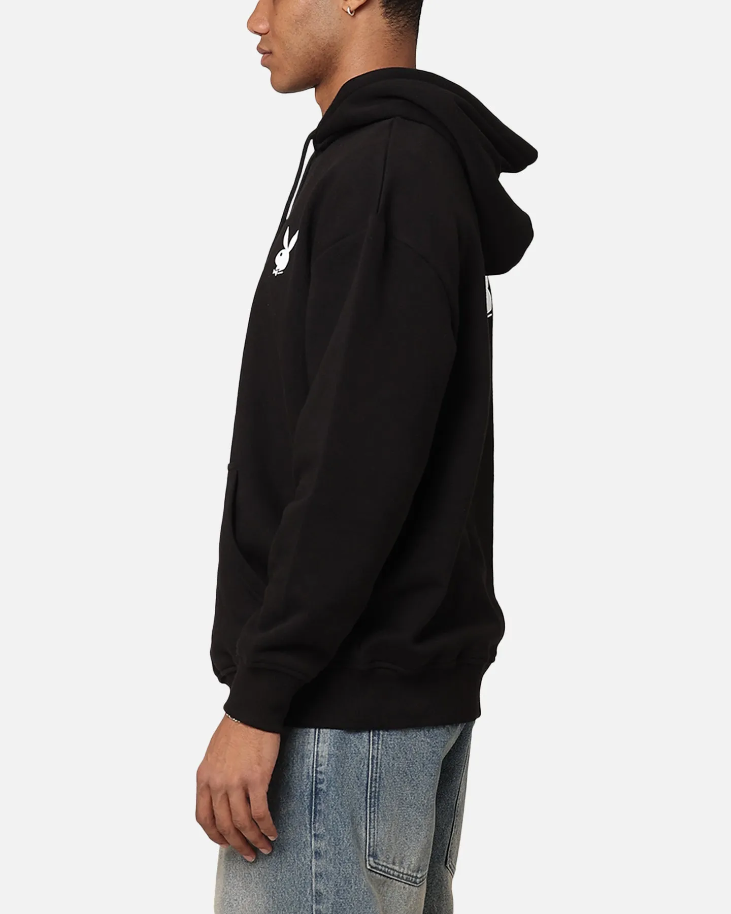 Playboy Logo Bunny O Hoodie Black