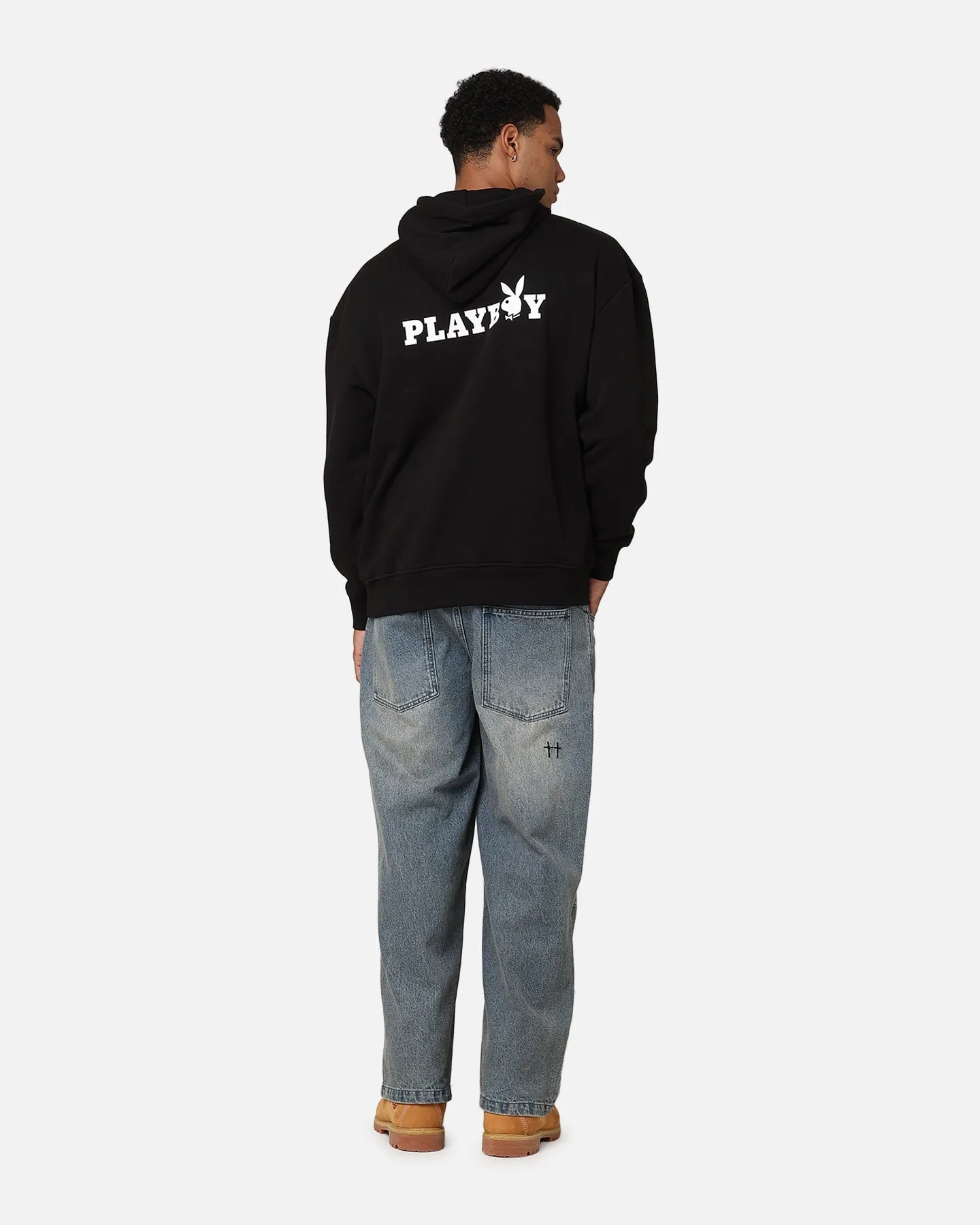 Playboy Logo Bunny O Hoodie Black