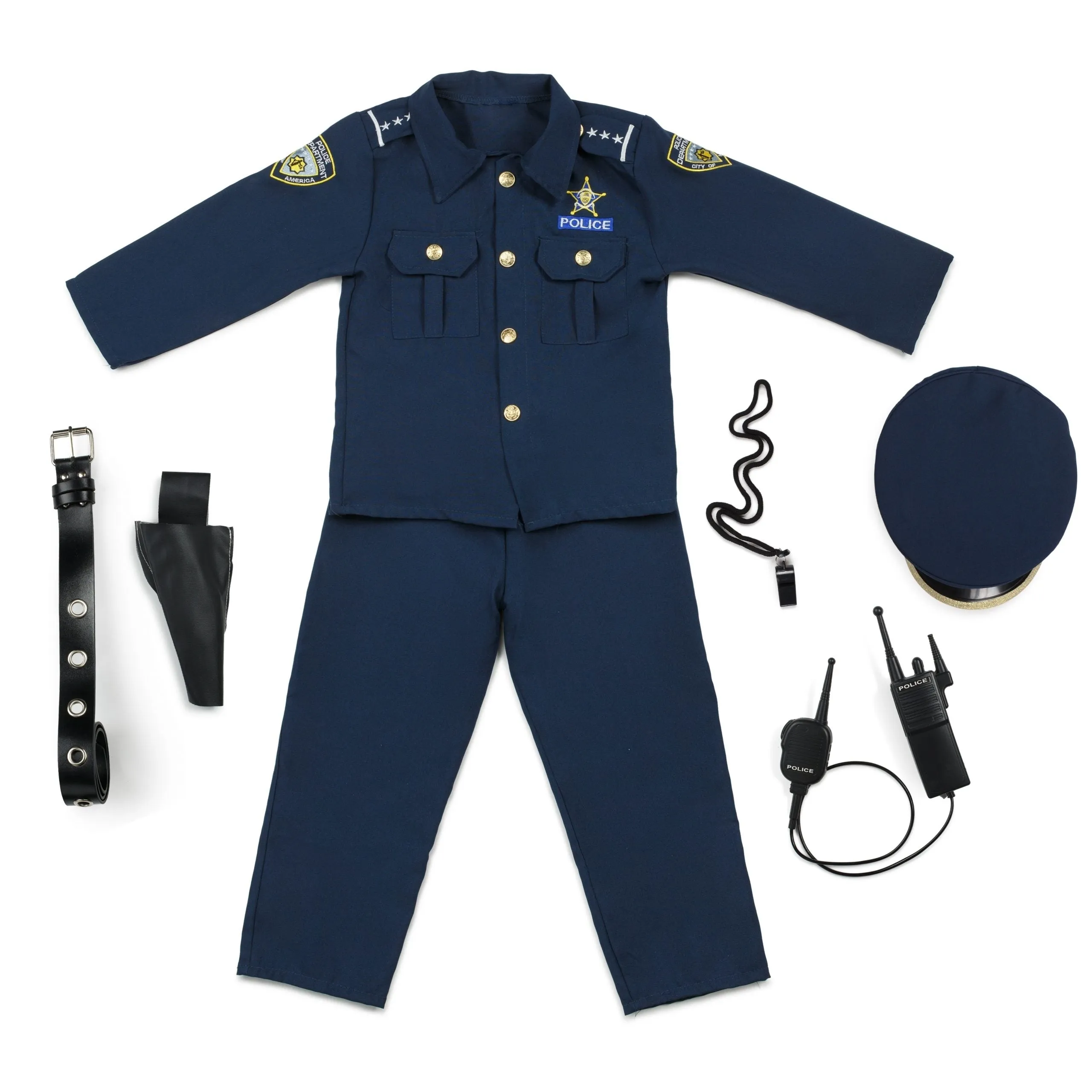 Police Officer Costume Set - Kids Babykids_Dress-Up-America