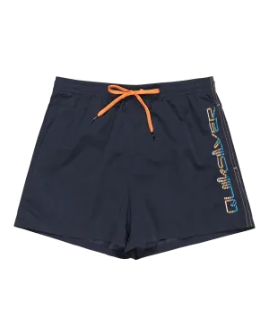 Quiksilver Clothing Behind Waves Volley Shorts in Navy Blazer