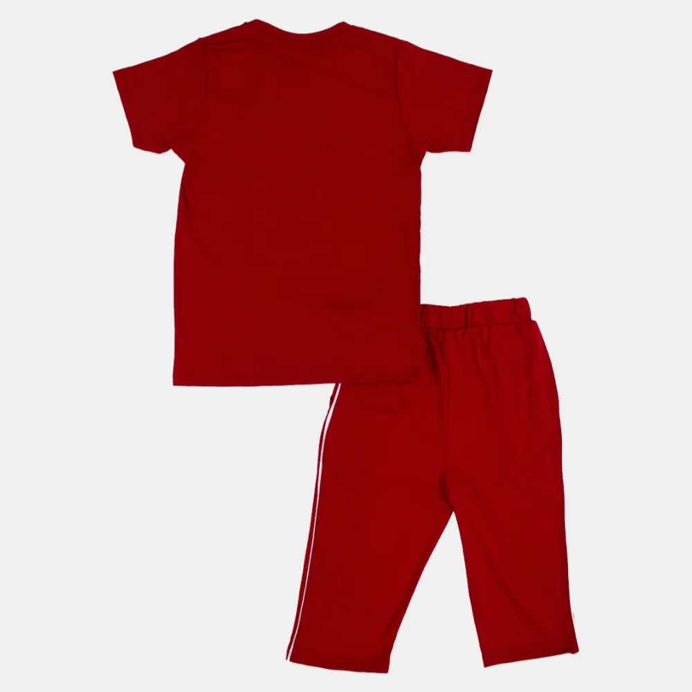 "Love Your Life" Boys' Cotton Pajama Set