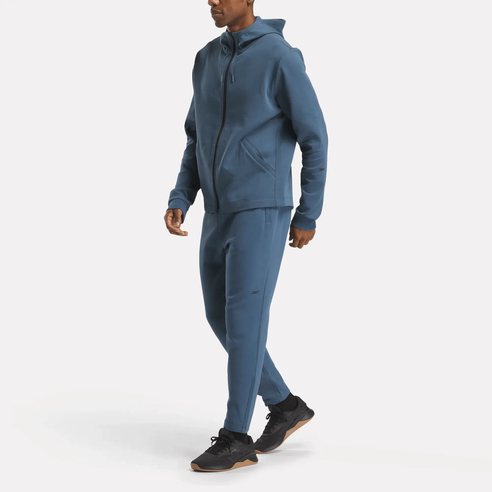 Reebok Clothing Men's Active Collective DreamBlend Full-Zip Hoodie