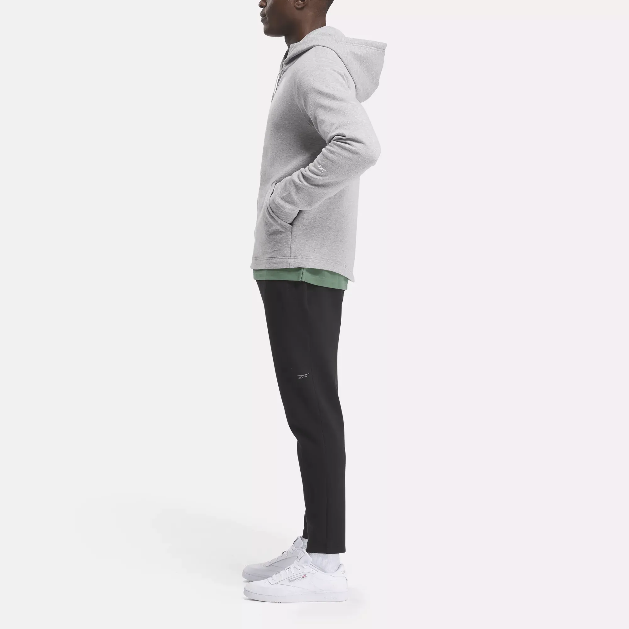 Reebok Clothing Men's Active Collective DreamBlend Full-Zip Hoodie