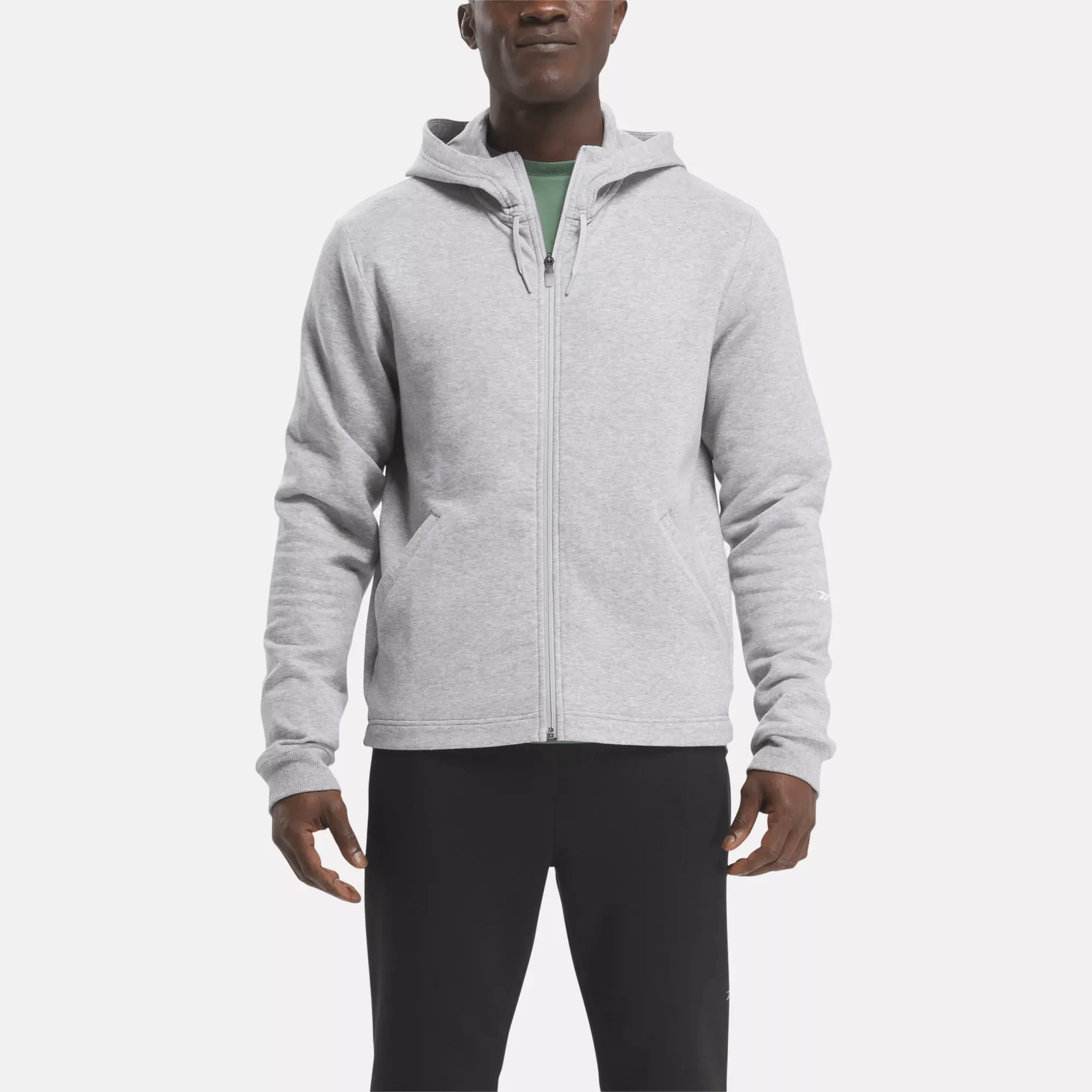 Reebok Clothing Men's Active Collective DreamBlend Full-Zip Hoodie