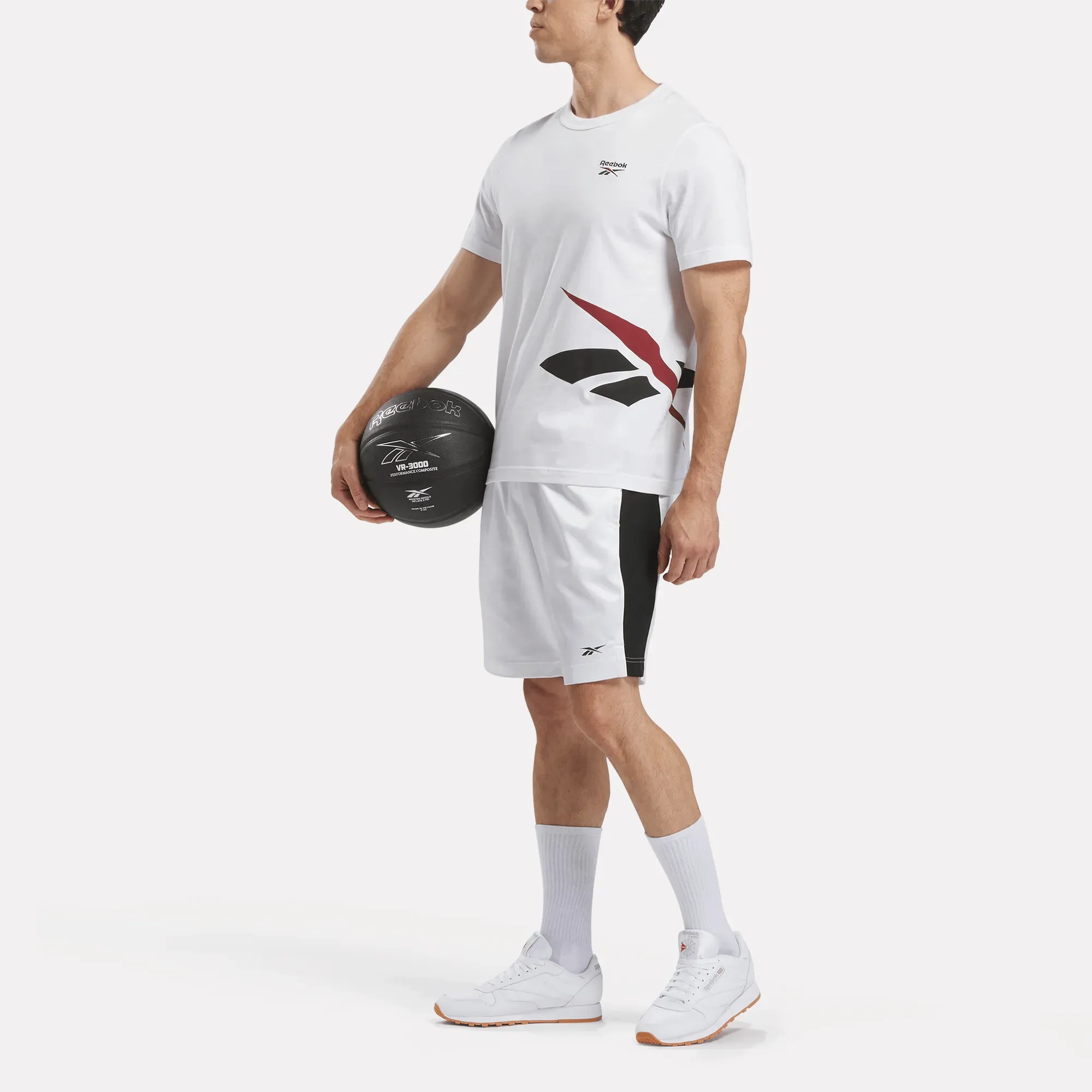 Reebok Clothing Men's Basketball Satin and Mesh Shorts