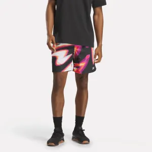 Reebok Clothing Men's Reebok Basketball Transition Short Aop