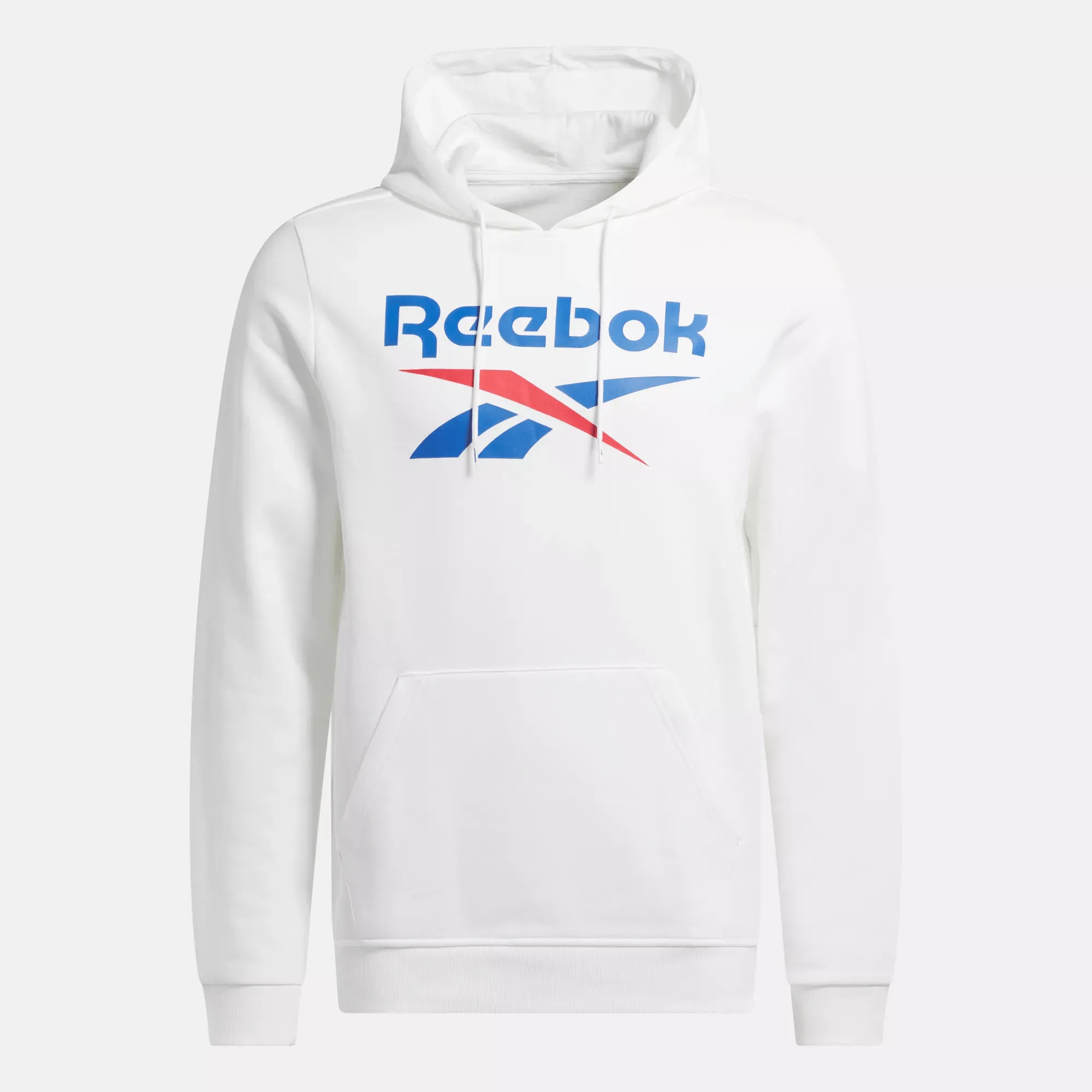 Reebok Clothing Men's Reebok Identity Fleece Stacked Logo Pullover Hoodie